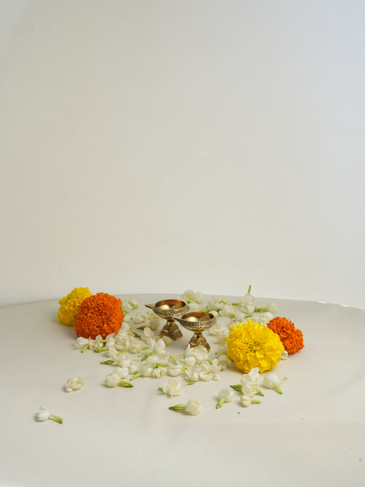 BRASS STANDING KUBER DIYA