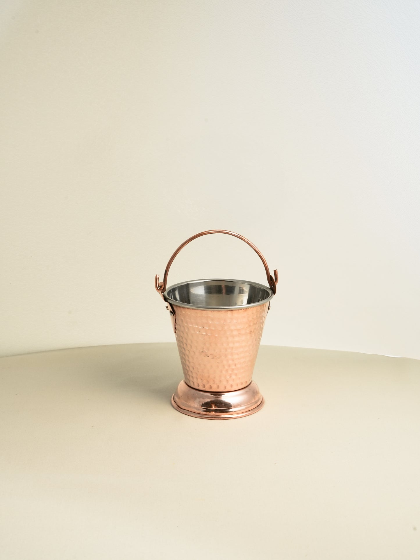 COPPER SERVING BUCKET