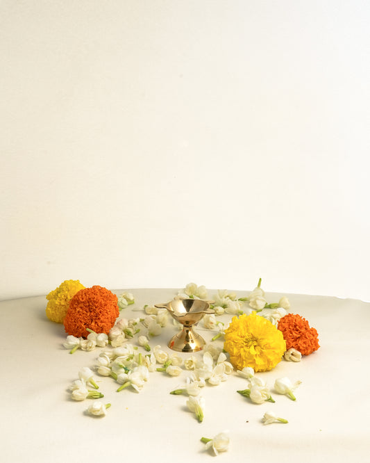 BRASS PANCHMUKI DIYA