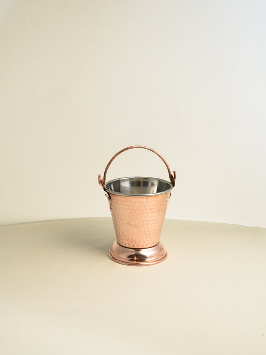 COPPER SERVING BUCKET