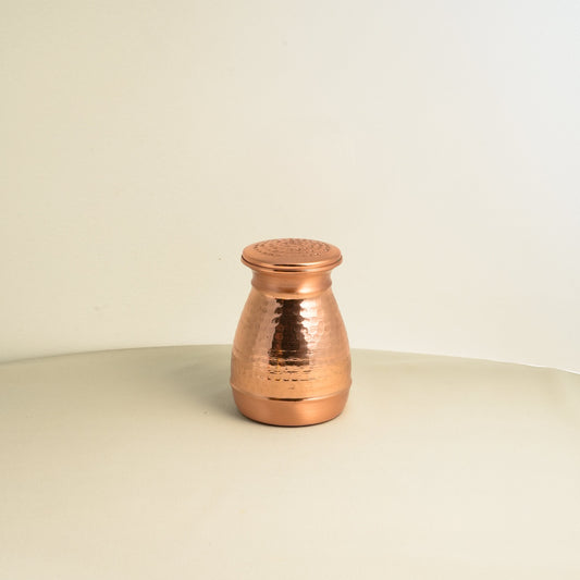 COPPER BEDSIDE JAR