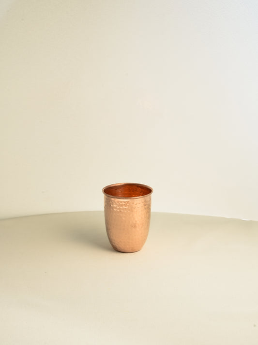 COPPER HAMMERED GLASS